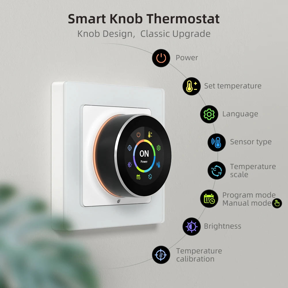 Smart Thermostat Support Knob