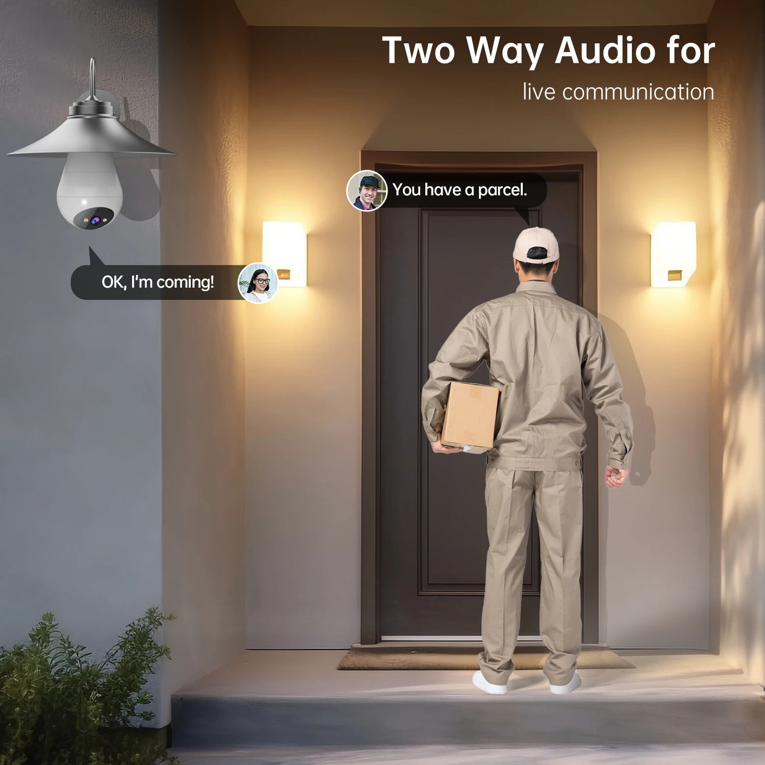 Light Bulb Surveillance Camera